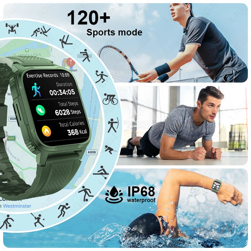 Steel Band Sports Smartwatch