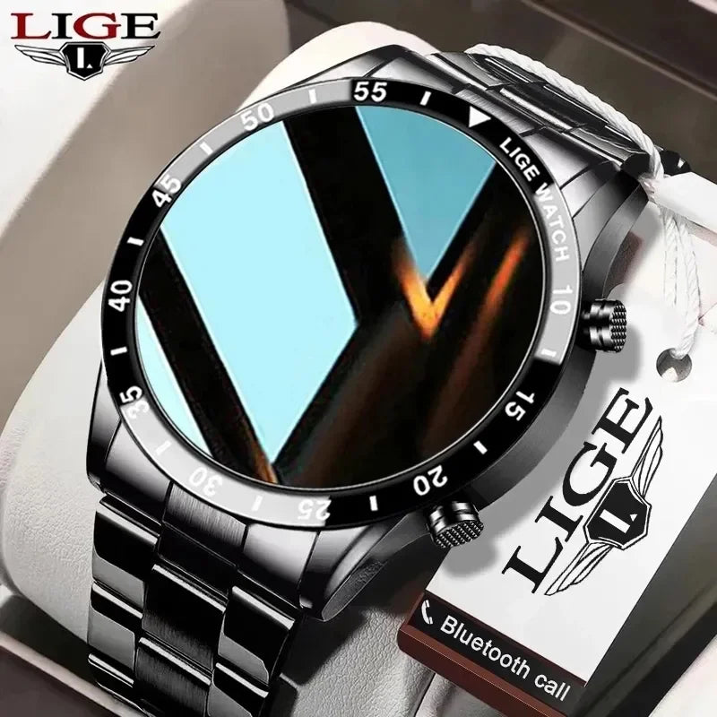 Stainless Steel Touchscreen Fitness Watch