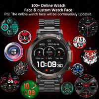 Outdoor Smart Watch for Men with Flashlight - Multi-Function Fitness & Communication Watch