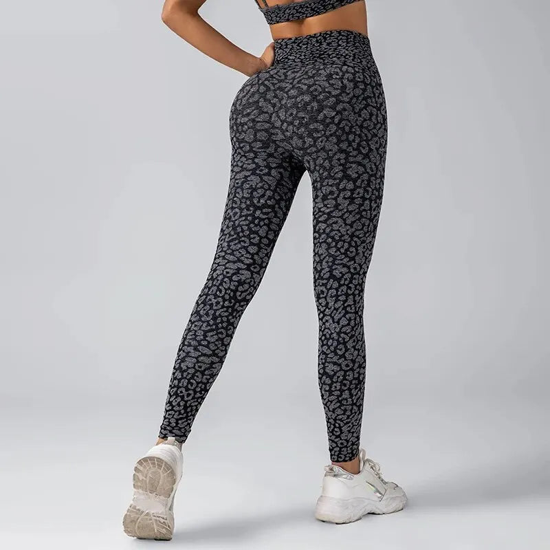 Leopard Seamless Yoga Leggings