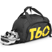 Compact Waterproof Terylene Gym Bag - 20-35L Capacity
