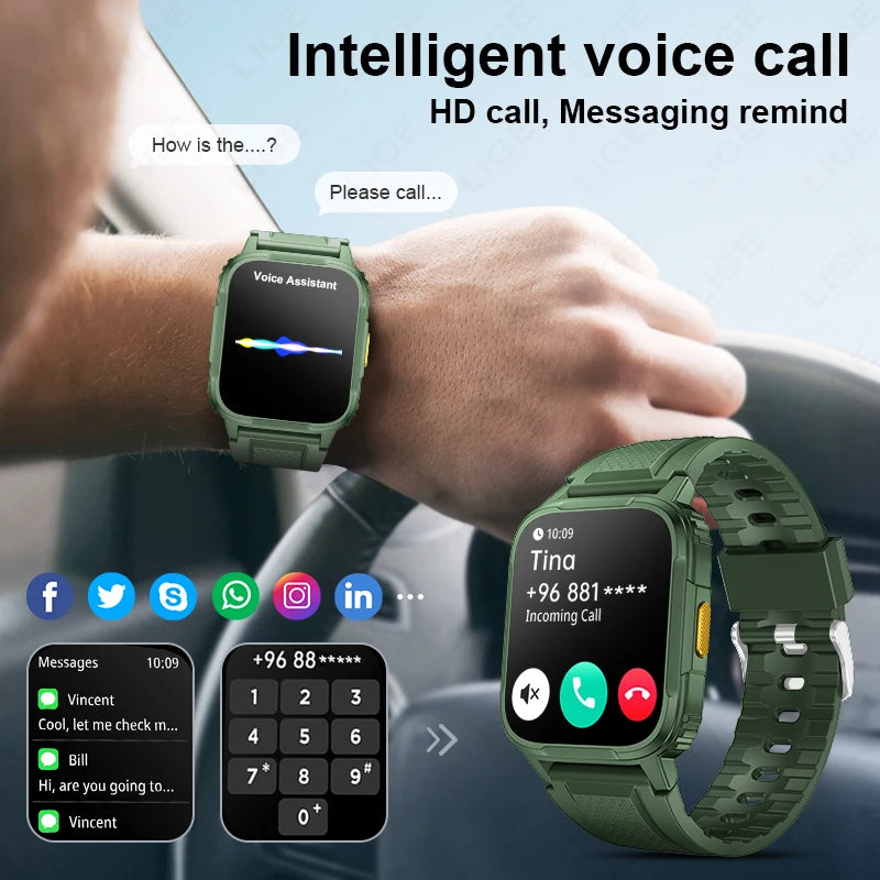Steel Band Sports Smartwatch