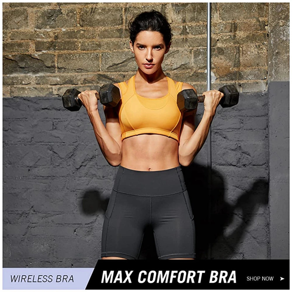 Wirefree Racerback Compression Bra