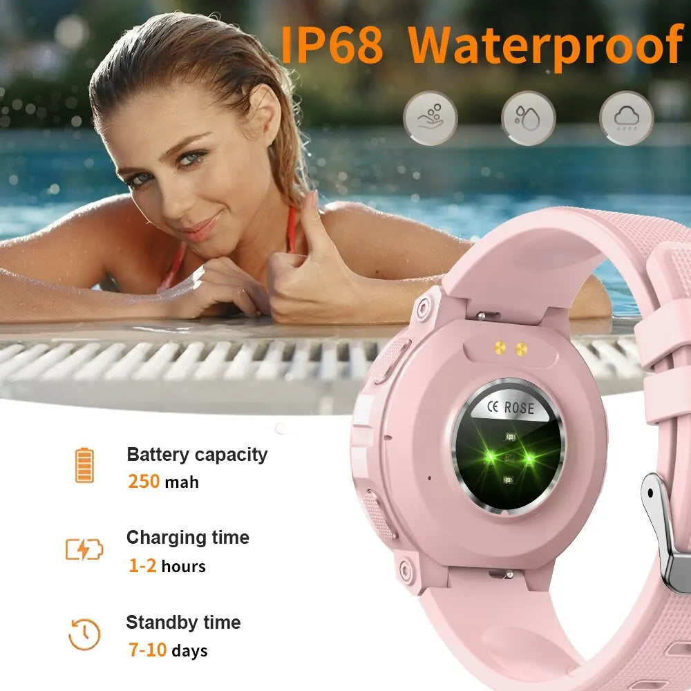Womens Waterproof Bluetooth Smartwatch