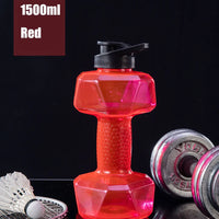 Innovative Water-Filled Dumbbell Bottle - 2-in-1 Fitness Hydration