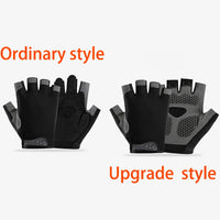 Half Finger Sports Gym Gloves - Breathable Cycling & Training Gloves with Padded Palm