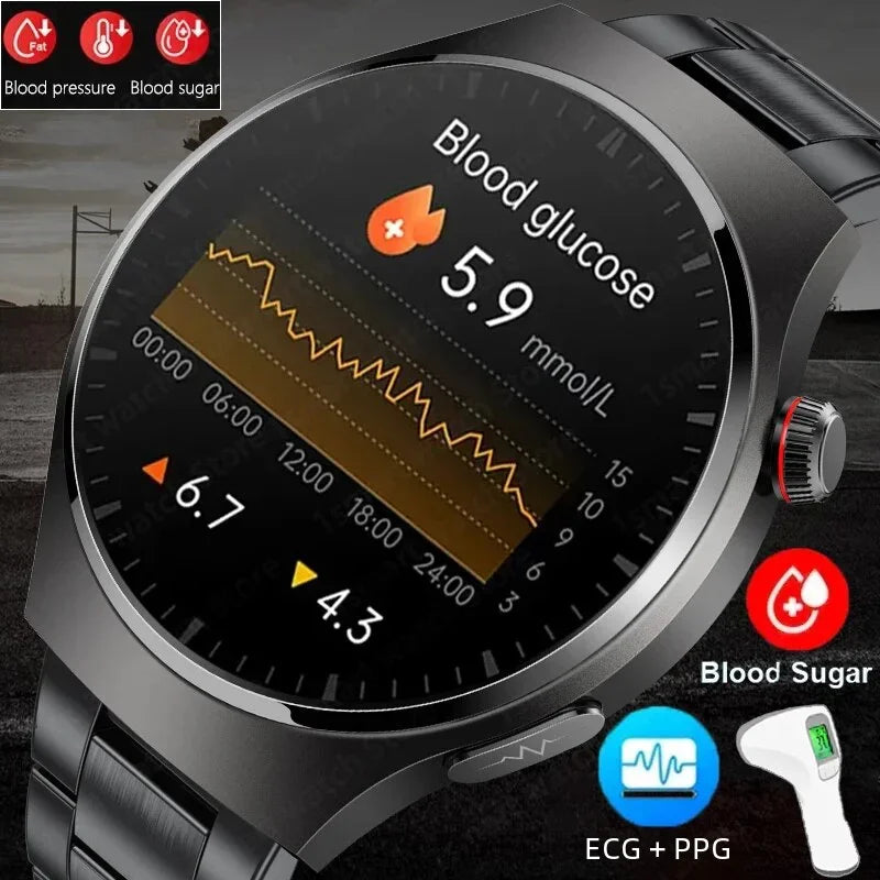 LIGE ECG Heart Monitor Smartwatch