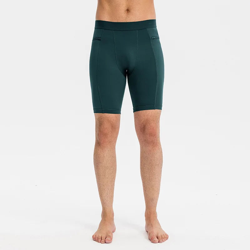 Pocketed Two-Layer Training Shorts