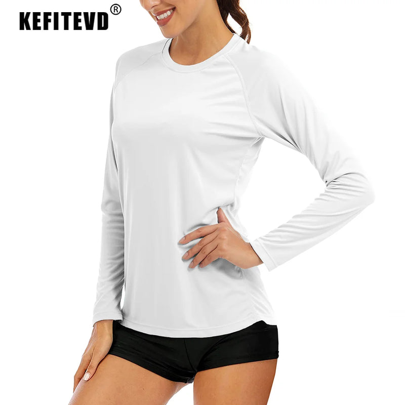 Quick Dry Women's UPF 50+ Long Sleeve T-Shirts