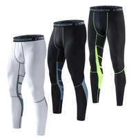 Men's Yoga Compression Fitness Tights - High-Performance Spandex Leggings