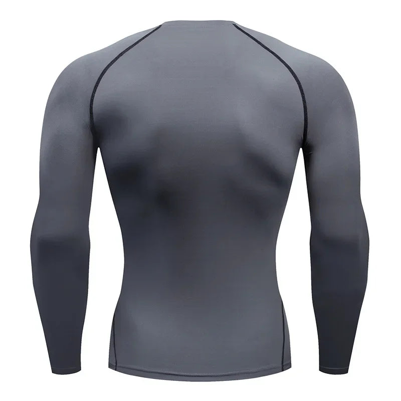 Quick-Dry Running Compression Shirt