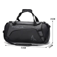 Durable Terylene Sport Bag - 36-55L Waterproof Training Duffle