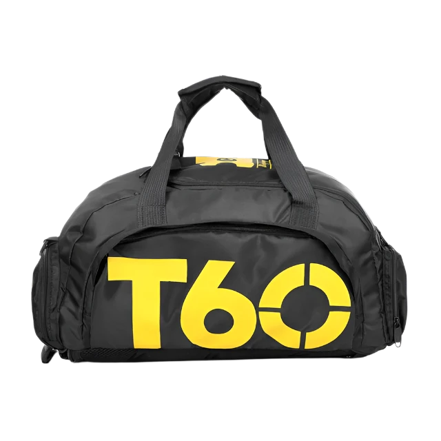 Compact Waterproof Terylene Gym Bag - 20-35L Capacity