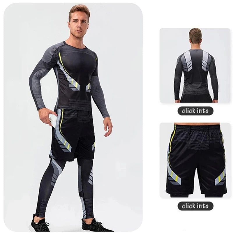 Printed CrossFit Compression Tights
