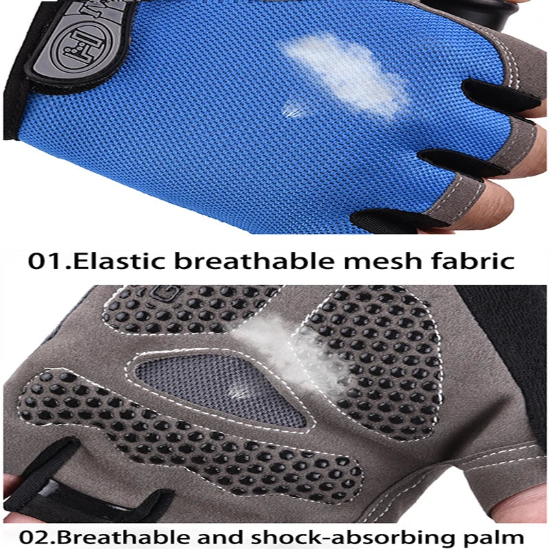 Padded Half Finger Training Gloves